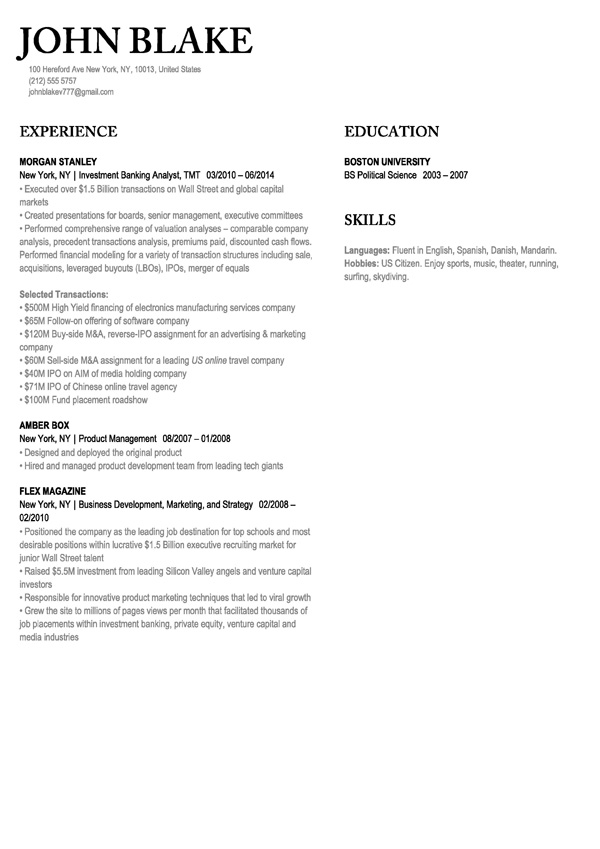 Rome Resume Template