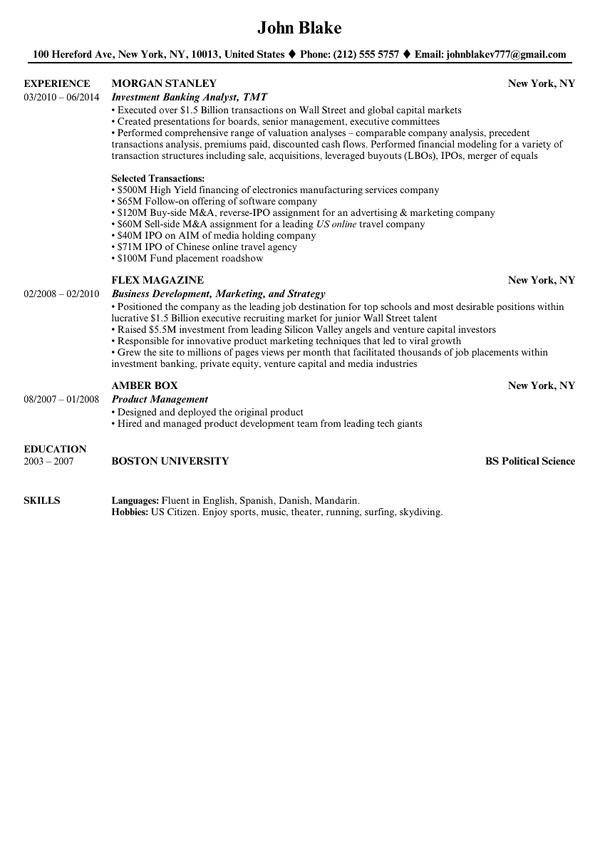 Amsterdam Resume Template