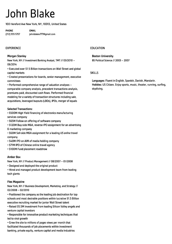 Berlin Resume Template